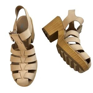 Dr. Scholl’s Want It All Platform Sandal Size 6.5